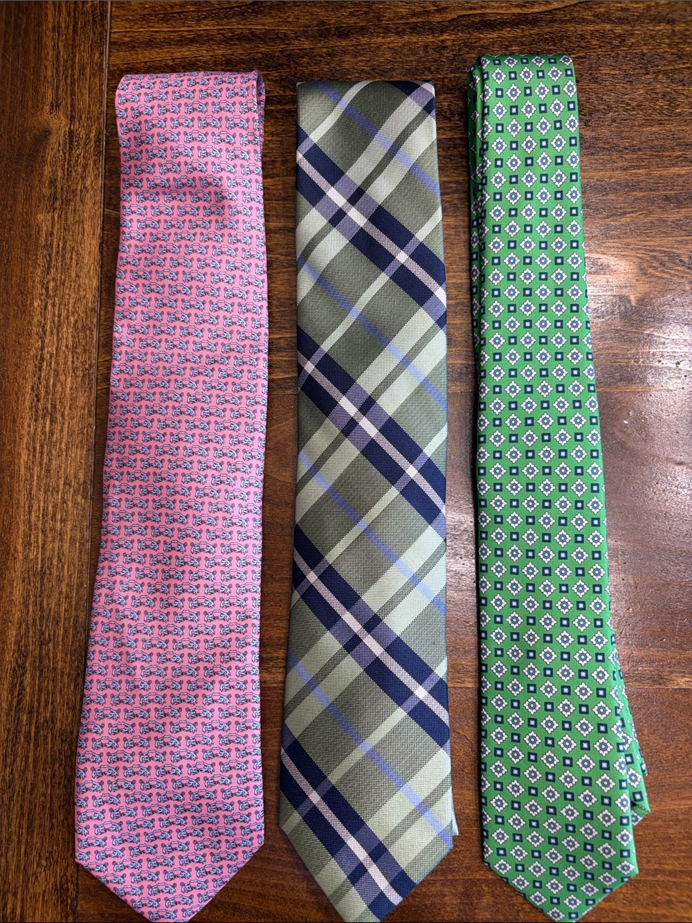 Classic Men's Neckties - (Set of 3)